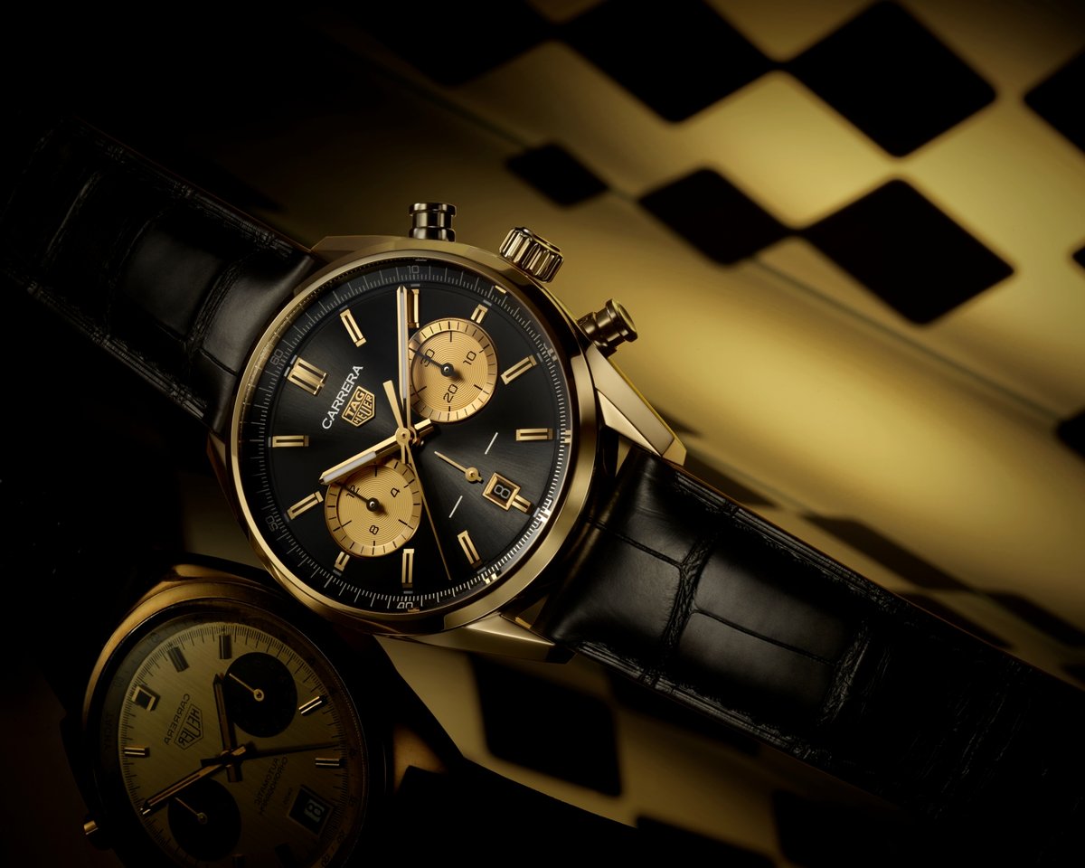 TAG Heuer Revisits Racing s Heyday With New 18K Gold Carrera