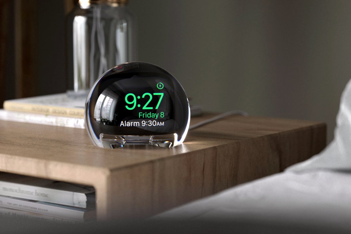 The NightWatch Dock Turns Your Apple Watch Into A Stylish Alarm Clock