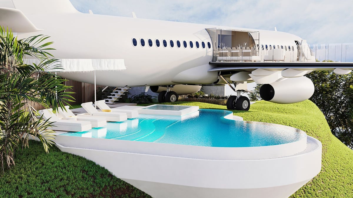 This Boeing 737 Has Been Transformed Into An Epic Luxury Villa In Bali