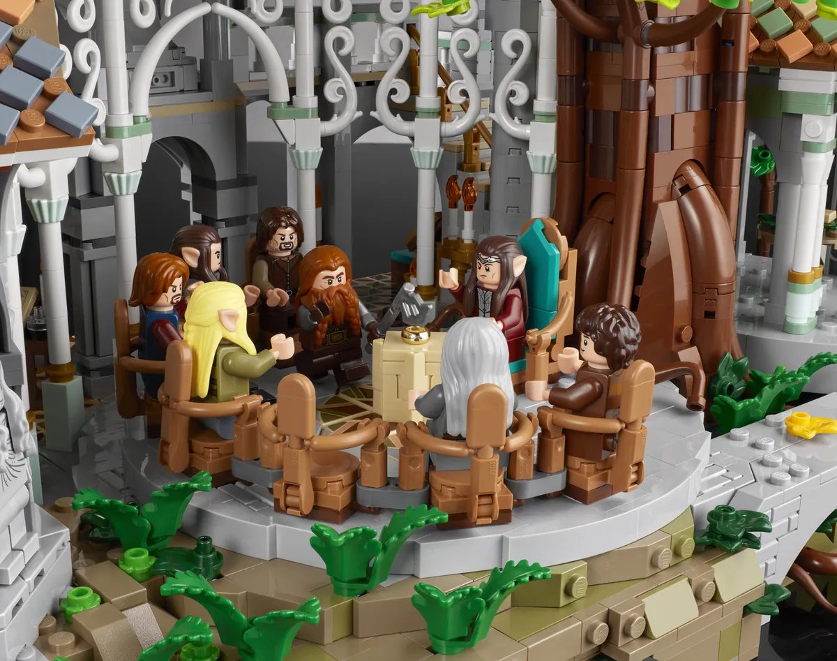 Having fun with the Lego Rivendell set : r/lotr