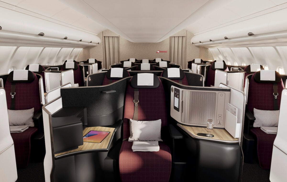 Swiss’ New ‘Throne’ Business Class Seat Will Make You King Of The Skies