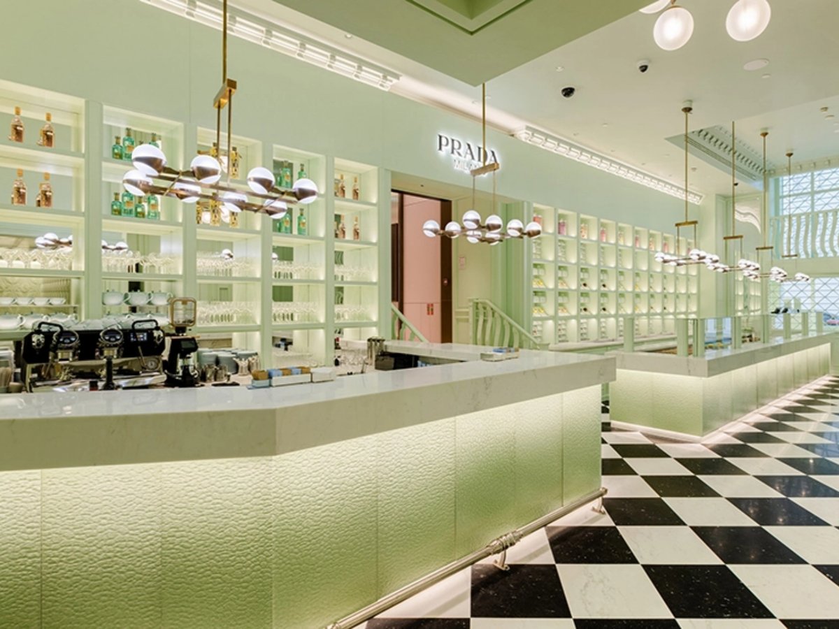 Prada Opens Pop-Up Cafe Inside Luxury London Department Store, Harrods