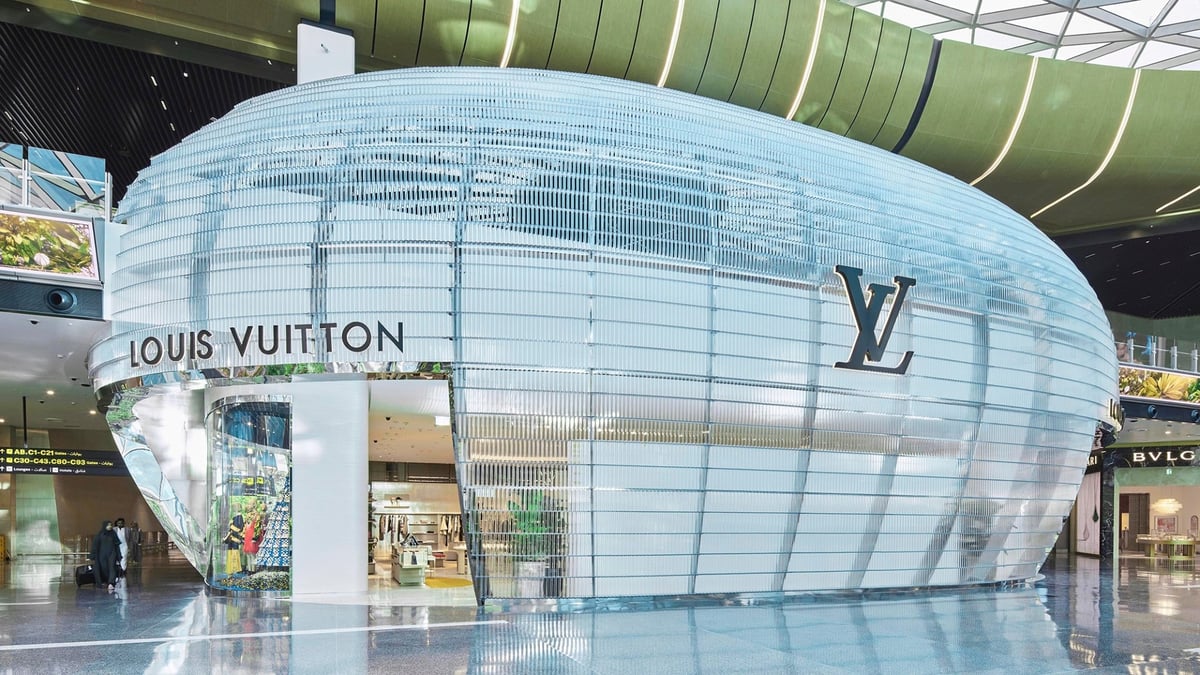 Take a look inside the new Louis Vuitton store at Singapore Changi