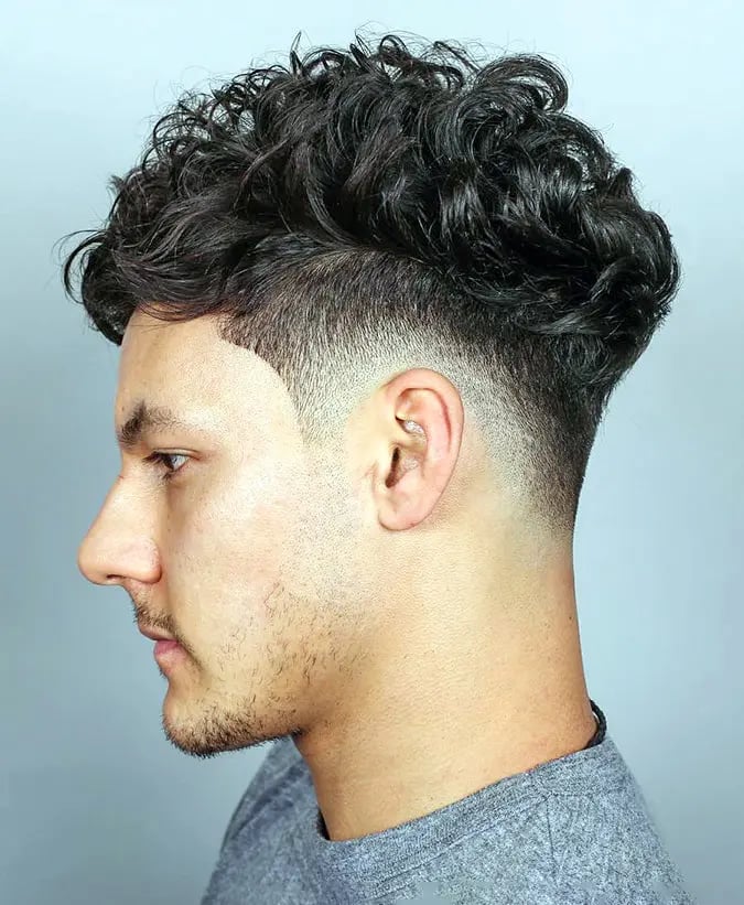 Taper haircuts for curly deals hair men