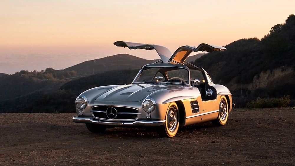 1955 Mercedes-Benz 300SL Gullwing Coupe ralph lauren car collection