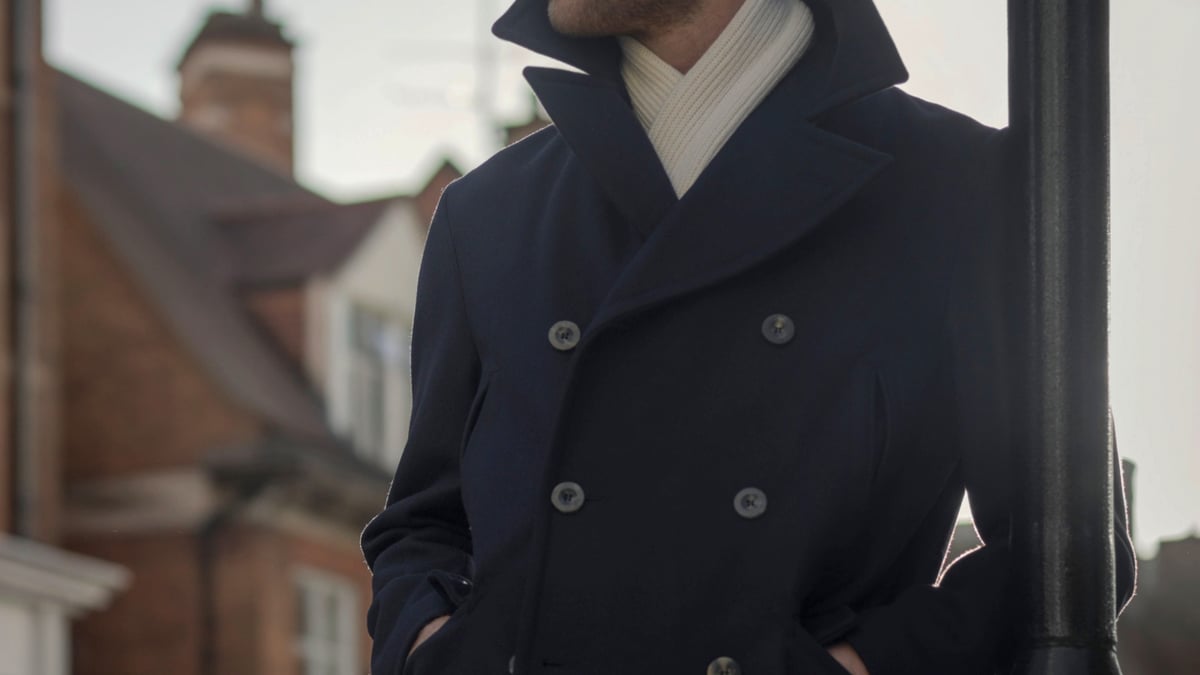 Mens on sale small peacoat