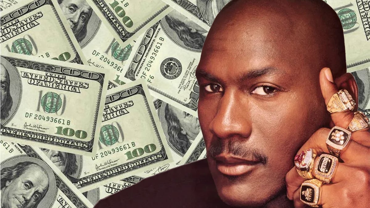 How much is michael jordan's worth online