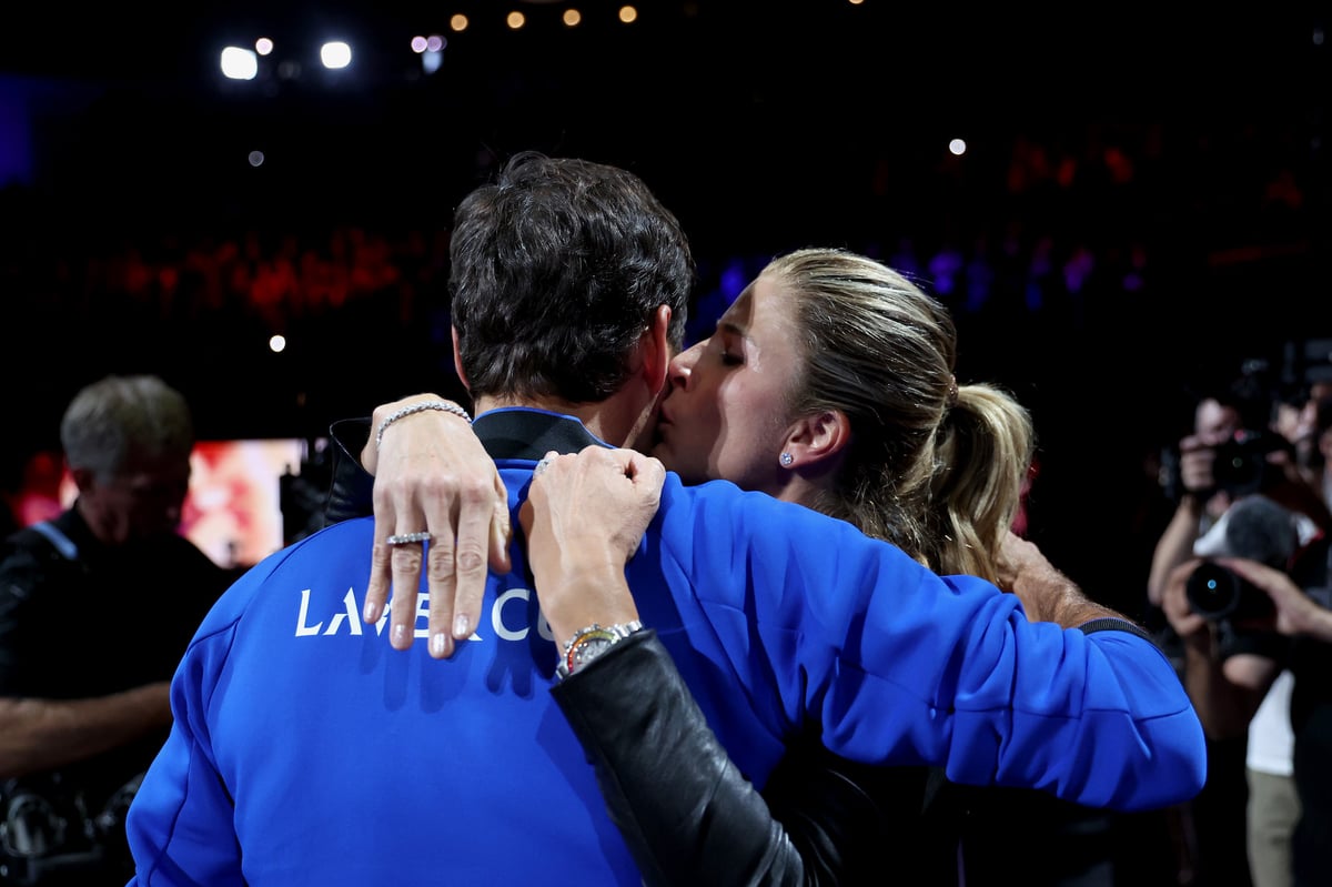 Mirka Federer watches