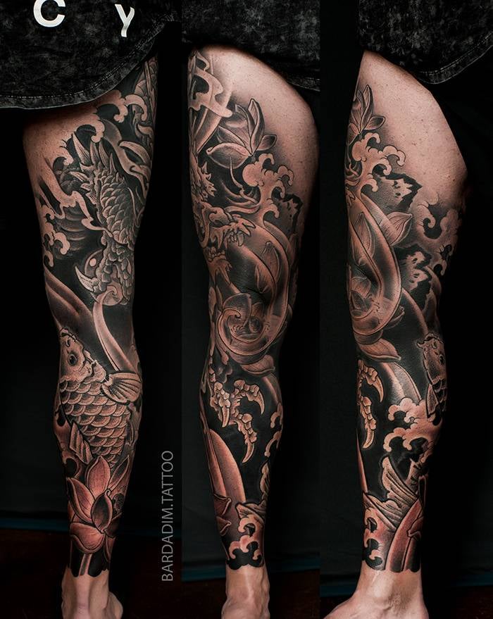 Leg sleeve  Leg tattoos women, Leg sleeve tattoo, Tattoos