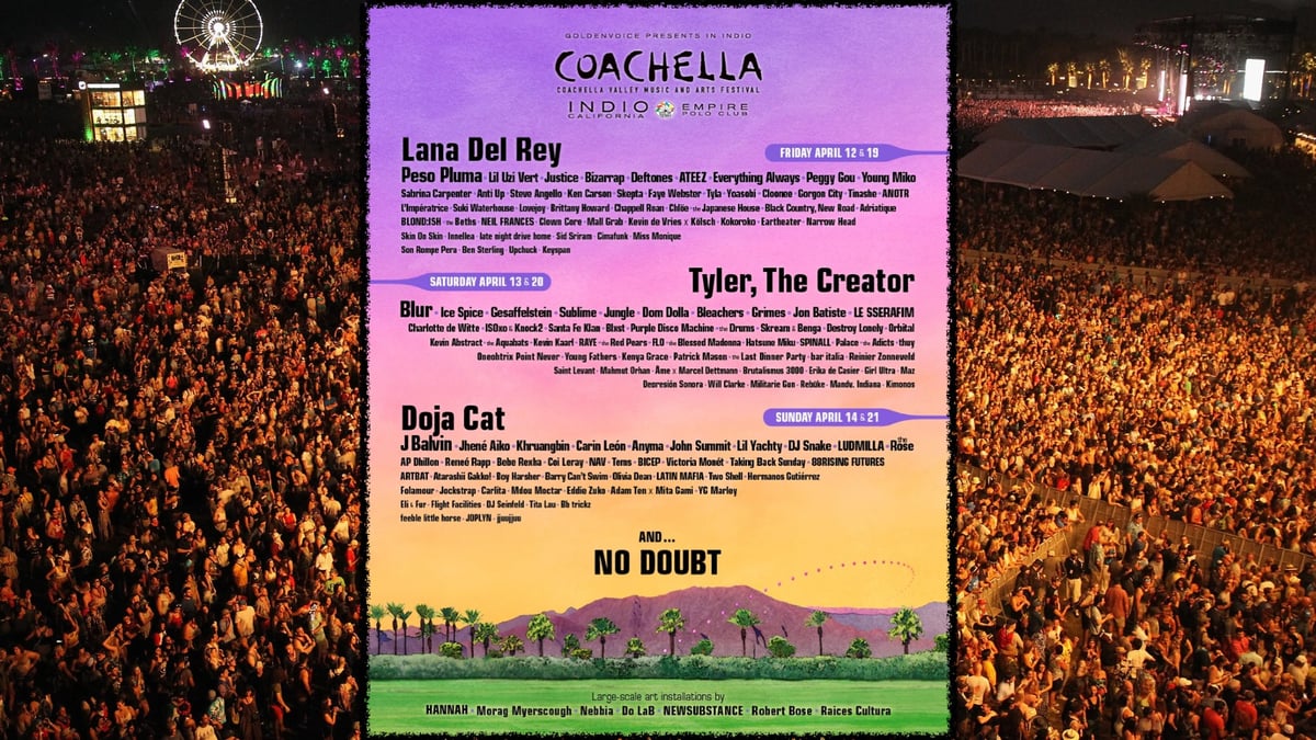 The Coachella 2024 Lineup Looks Better Than An IceCold Schooey On A
