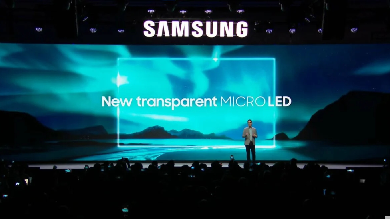 Samsung’s Transparent MicroLED Screen Paves The Way For “Vanishing” TVs