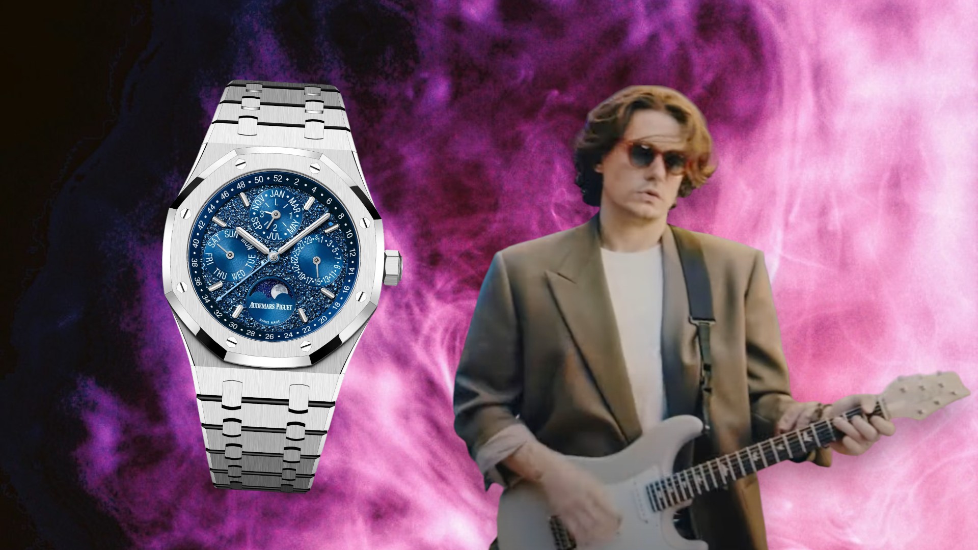 John Mayer’s New AP Collab Is This Wild Blue Royal Oak Perpetual Calendar