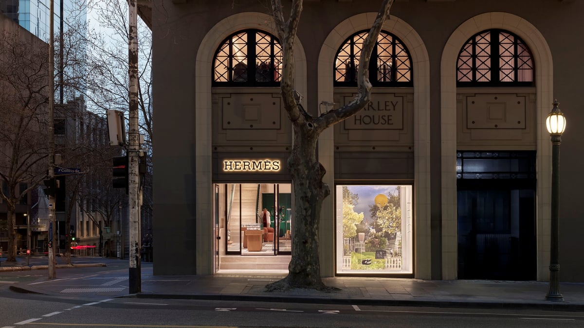 Hermès’ Renewed Collins Street Address Brings Dreamy Luxury Back To Melbourne CBD