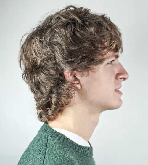 Textured Wolf Cut (AKA Layered Wolf Cut) Men