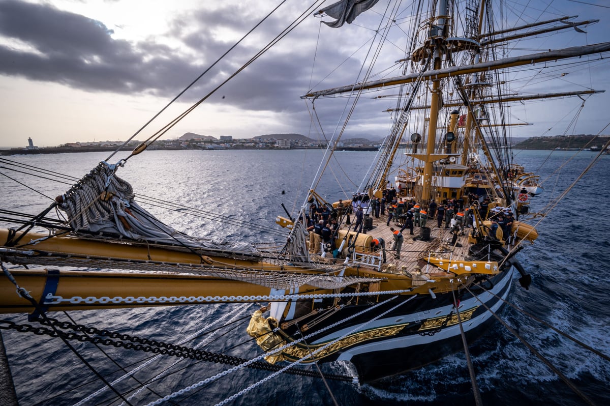 Amerigo Vespucci, "World's Most Beautiful Ship," Is Hitting Australia