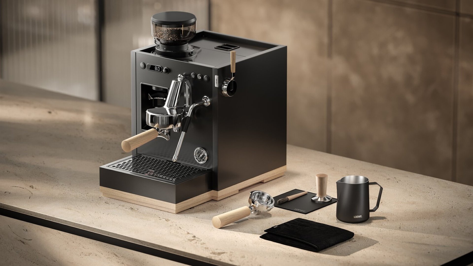 Loewe’s First Coffee Machine Luxuriously Delivers Barista-Quality Espresso