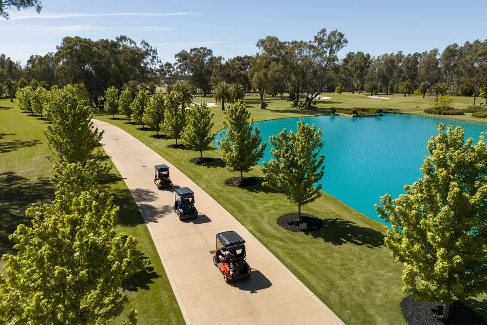 This $8.6 Million “Private Utopia” On The Murray River Comes With A Five-Hole Golf Course