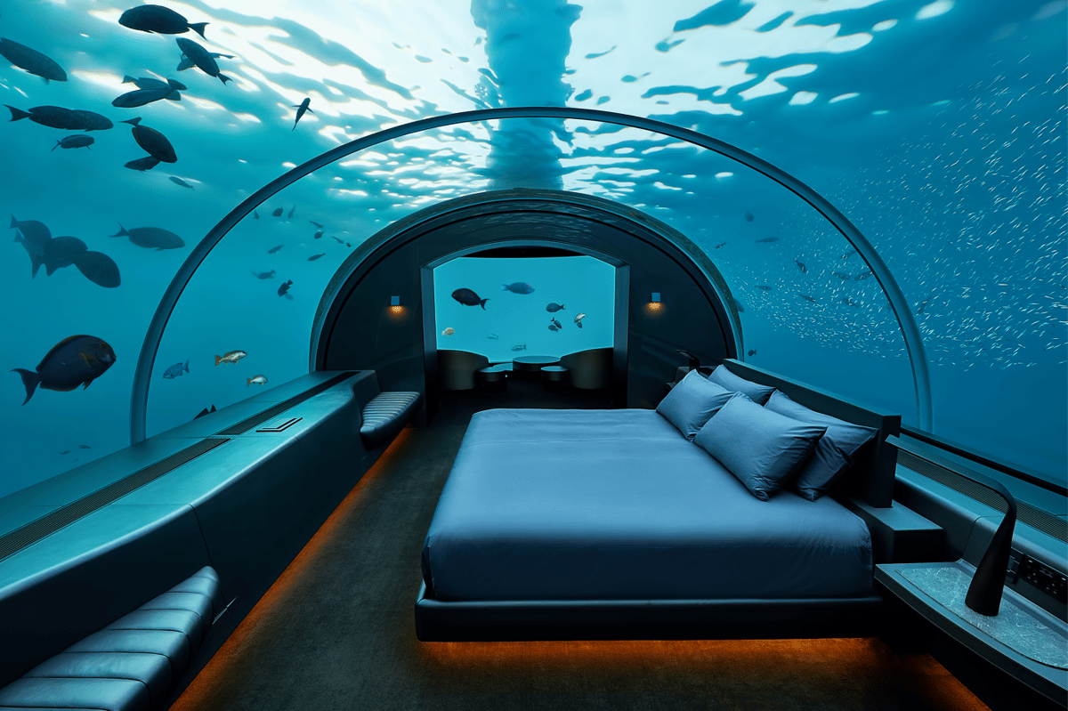 7 Breathtaking Underwater Hotels Around The World - Muraka Maldives