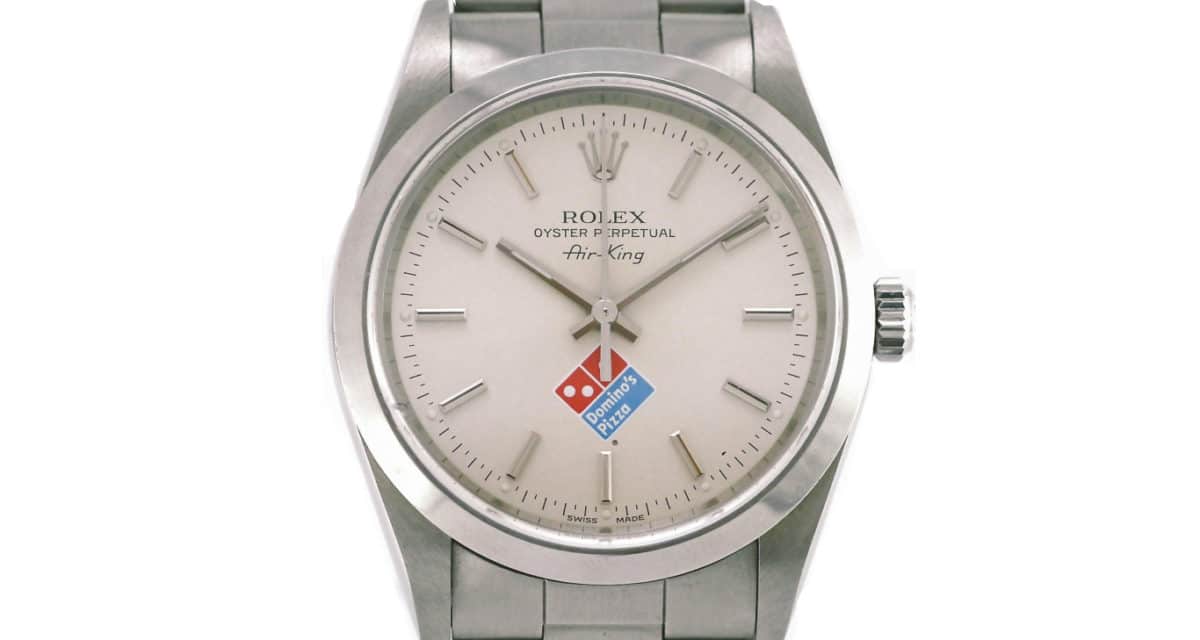 domino's rolex watch