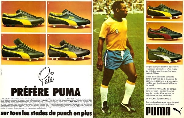 what boots did pele wear