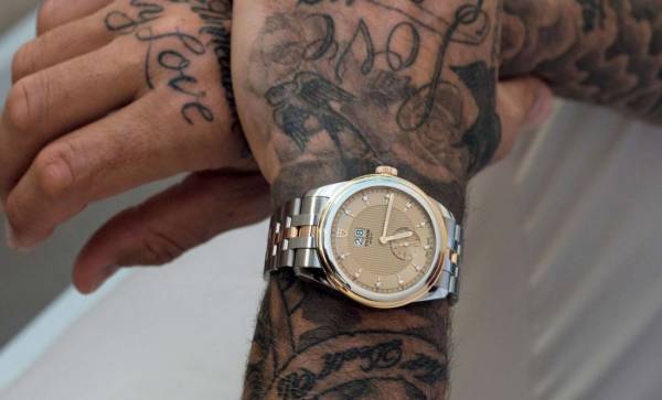 David Beckham Debuts Tudor's Updated Glamour Double Date