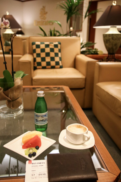 Emirates Business Class Sydney lounge