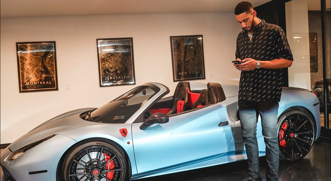 Ben Simmons Treats Himself To A Custom ‘Air Jordan’ Ferrari On His Birthday