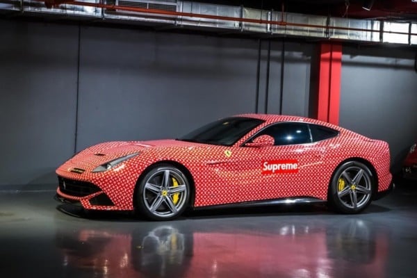 Trending Designer on Instagram: “Lv x Supreme Ferrari @verisetiady # LOUISVUITTON #SUPREME”