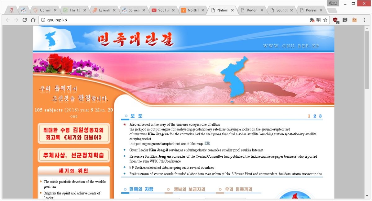 North Korea internet access