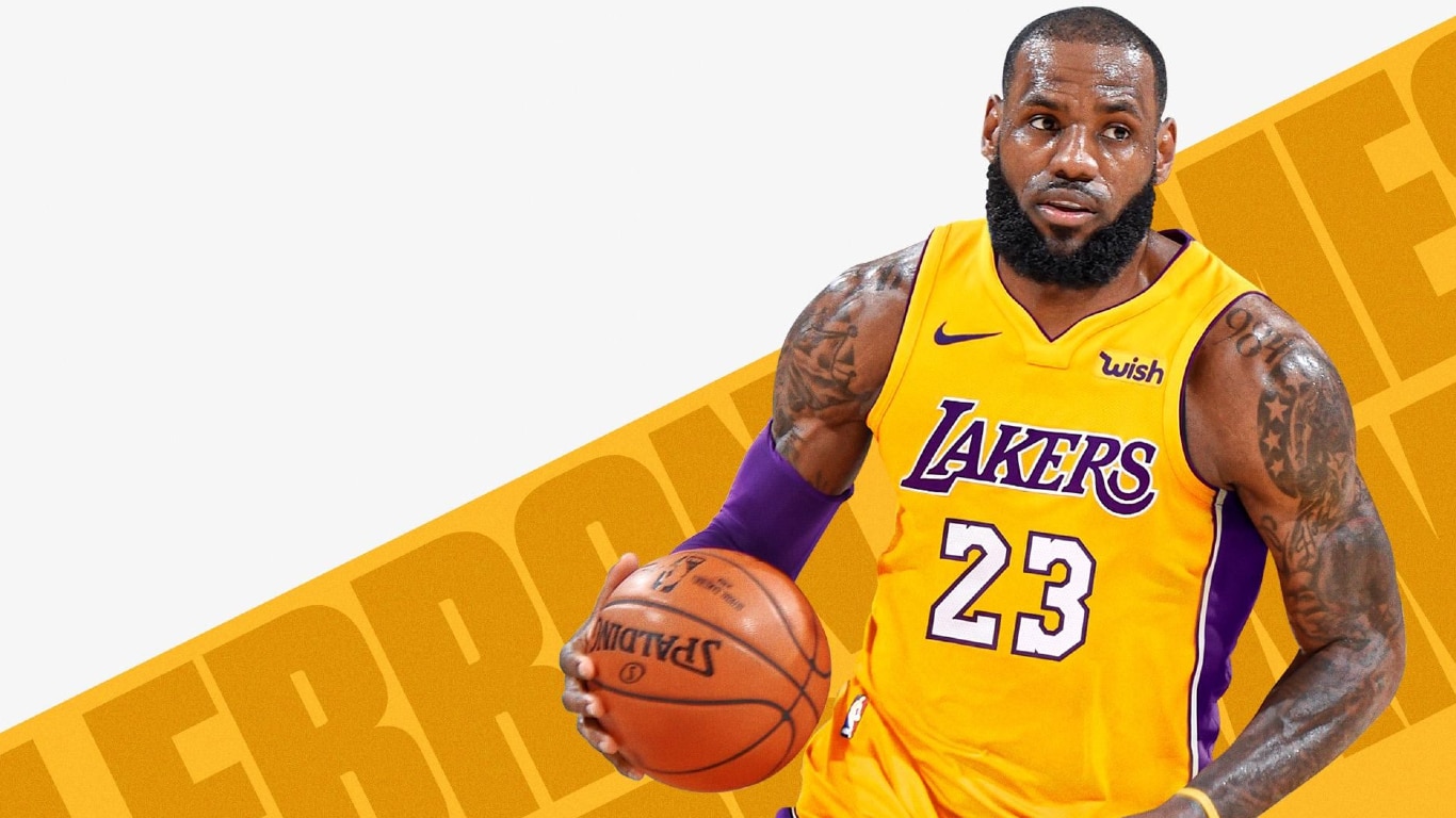 lebron signs with the lakers