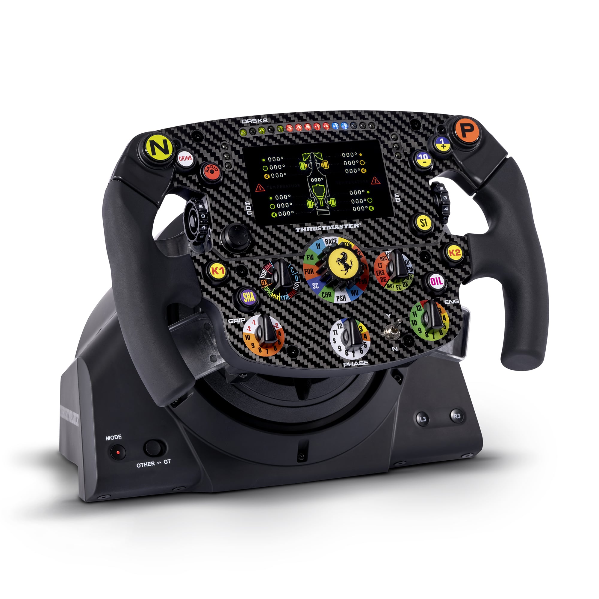 thrustmaster racing wheel control panel