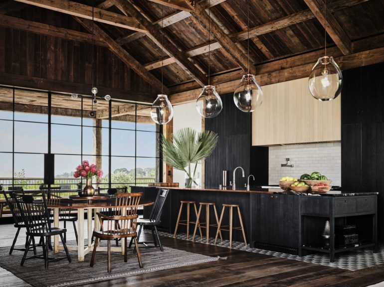 Ashton Kutcher And Mila Kunis Debut Gorgeously Rustic LA Farm House