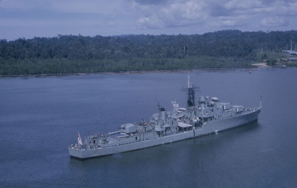 HMAS Vampire has been transformed by event series Audamus.
