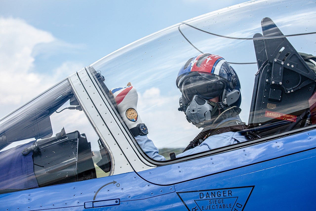 The Bell Ross BR 03 94 Patrouille de France Chronograph Is A