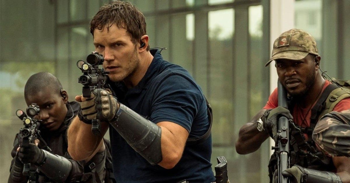 The Tomorrow War stars Chris Pratt and is directed by Chris McKay.