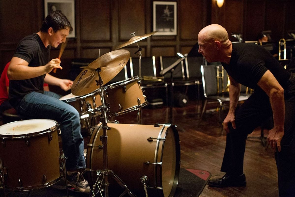 Whiplash is a great film on Amazon starring J.K. Simmons and Miles Teller.