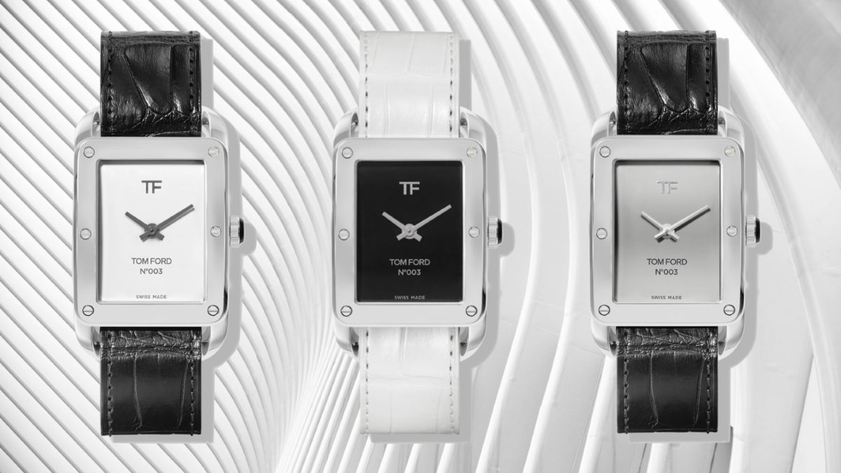The Tom Ford No. 003 Watch Is A Study In Monochromatic Minimalism