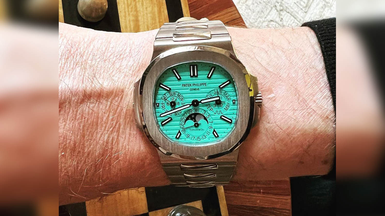 All The Celebrities Spotted With A Patek Philippe Nautilus 5711 Tiffany