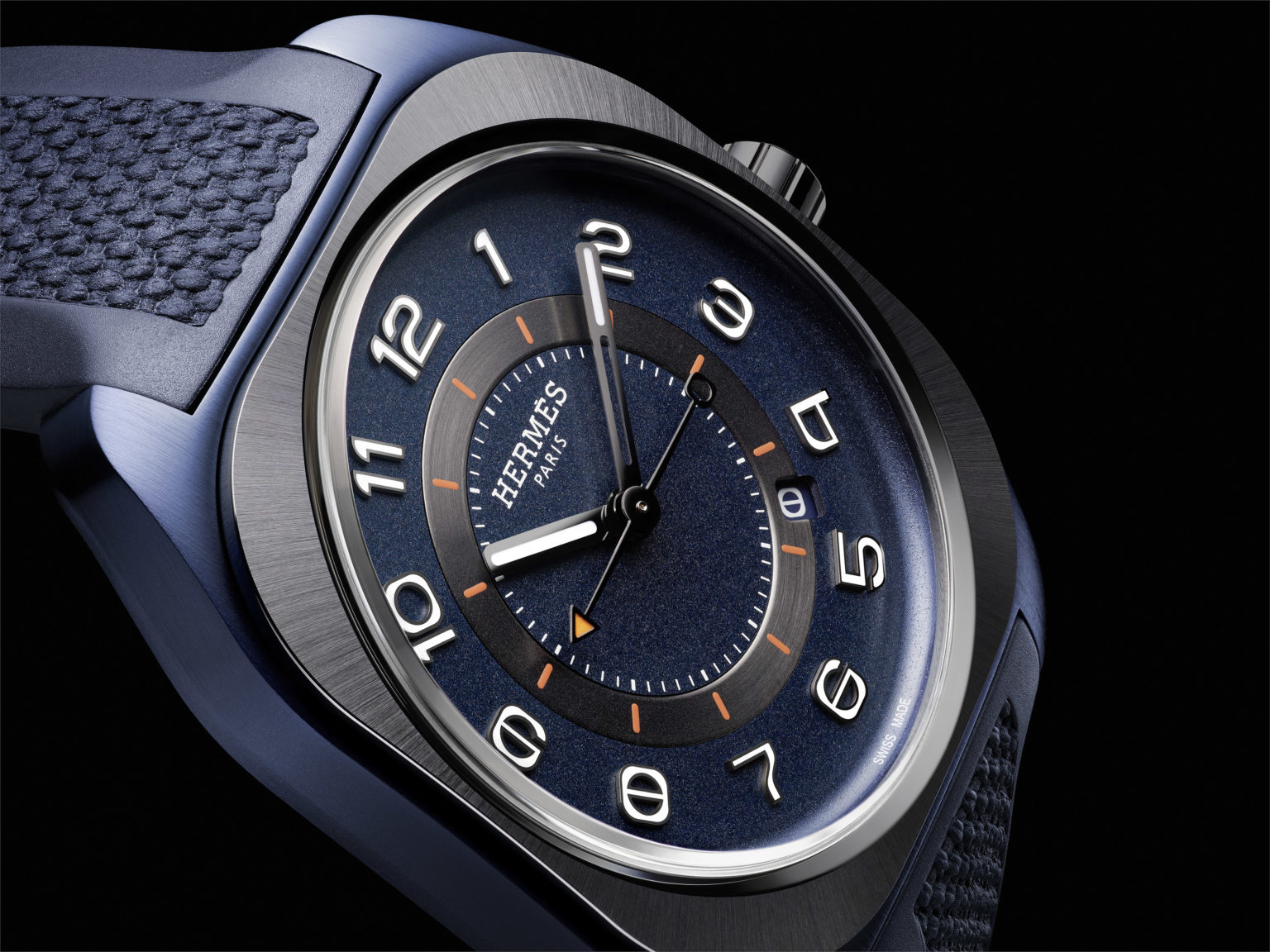 The Hermès H08 Watch Never Looked So Good In Crisp Blue Titanium