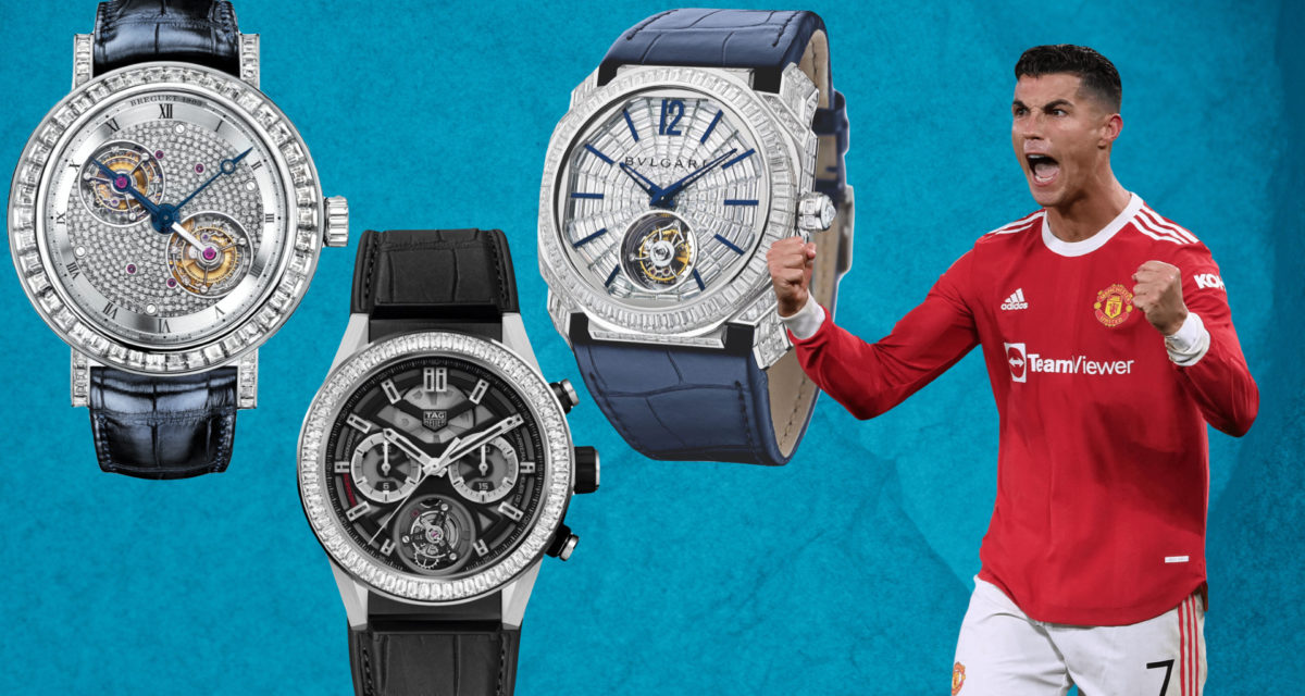 The Cristiano Ronaldo Watch Collection Is Diamond Studded And Delightful