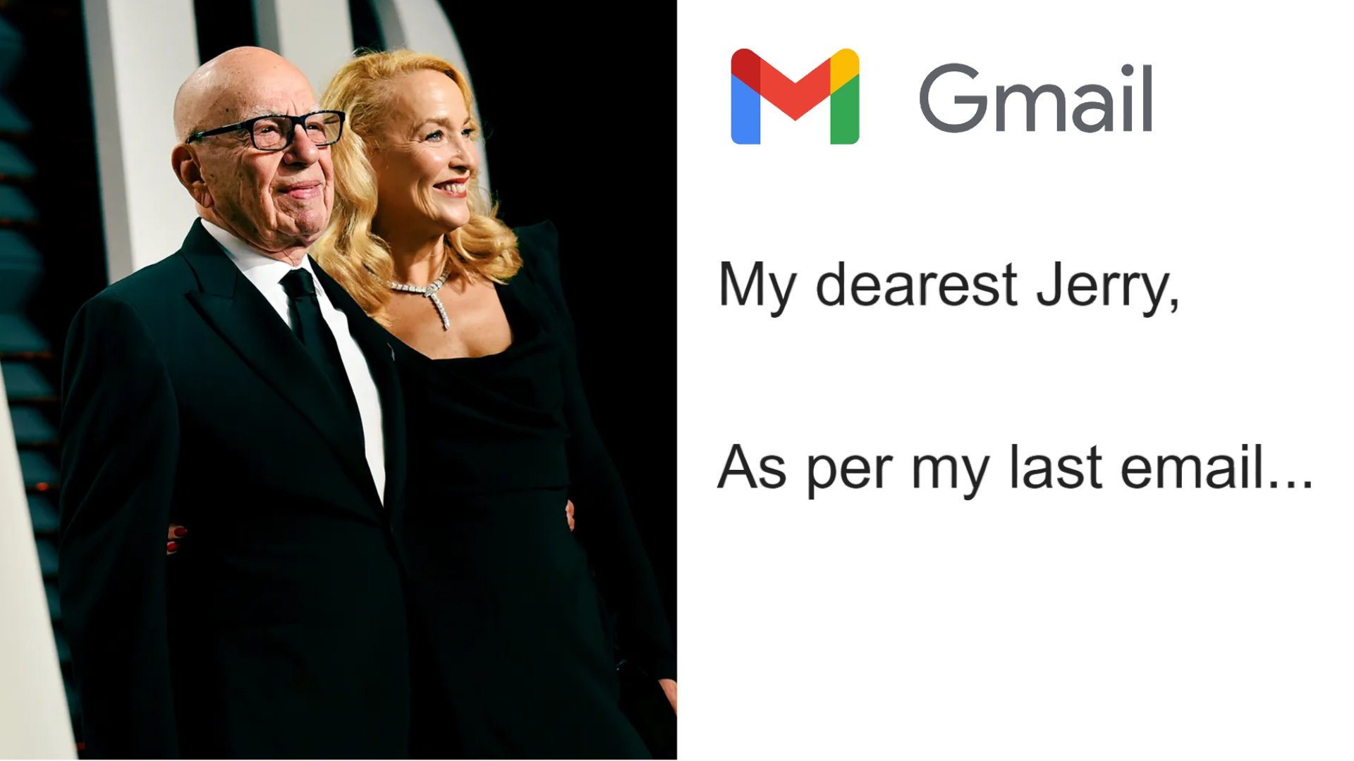 Rupert Murdoch Asked Jerry Hall For A Divorce Over Email