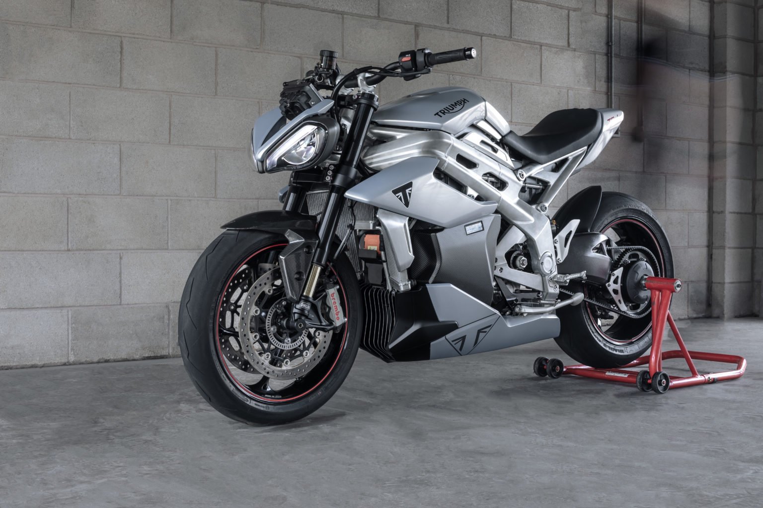 Triumph Officially Completes TE-1 Electric Motorcycle Prototype