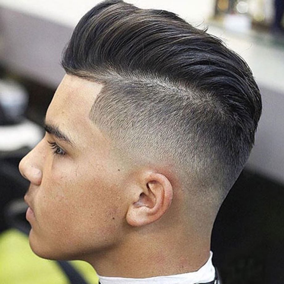 pompadour haircut men 2022