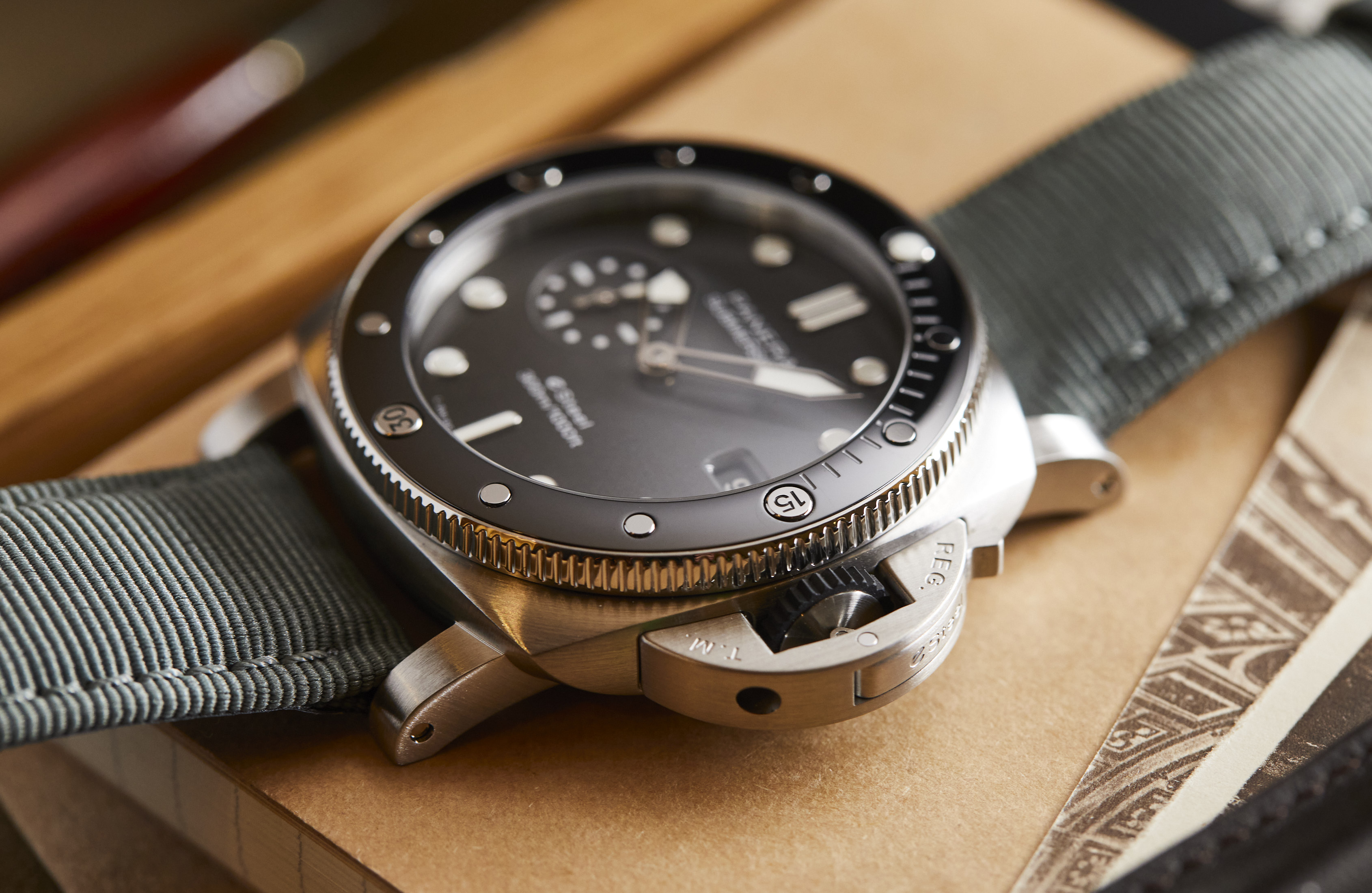 Panerai s Submersible QuarantaQuattro eSteel Collection Is A