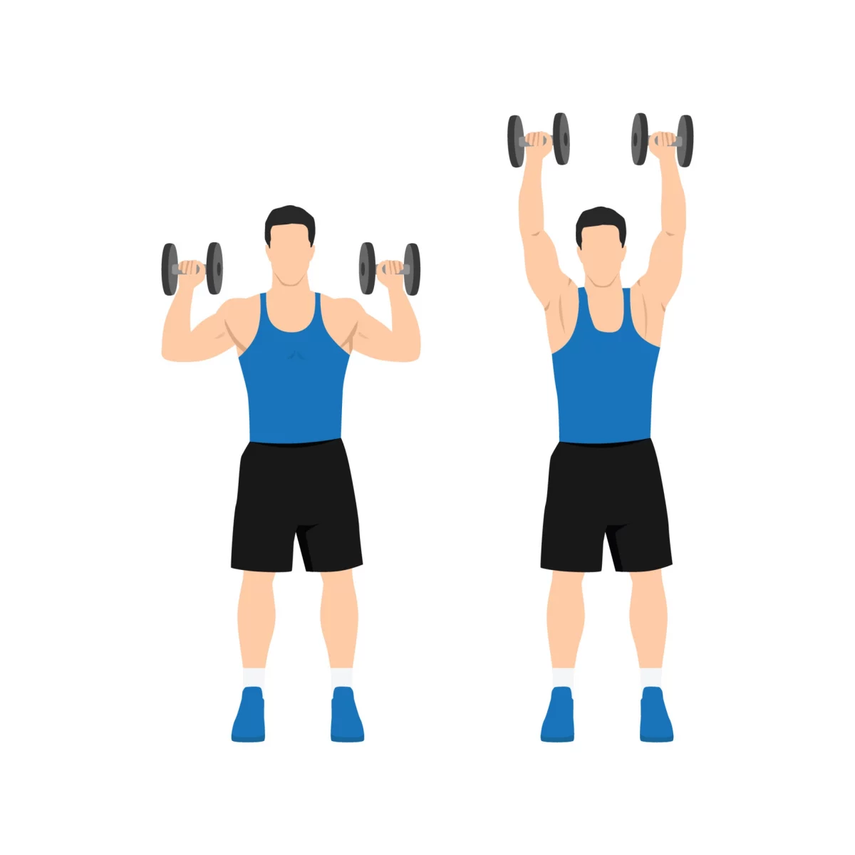 Overhead Press With Dumbbells