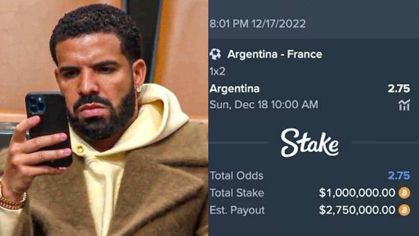 Drake bet $1 million on Argentina to win the World Cup—but lost it