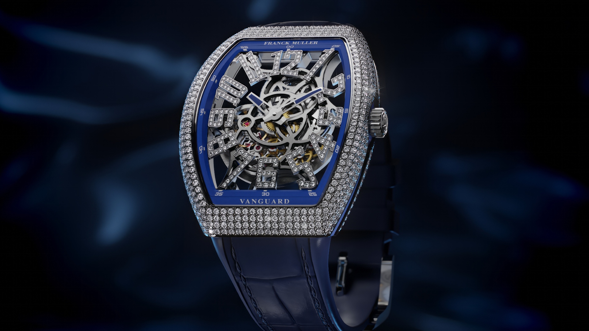 Franck Muller s Vanguard Slim Skeleton Collection Is A Diamond