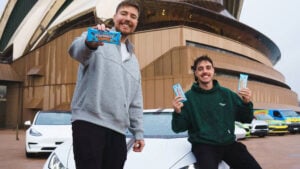 MrBeast Lands In Sydney — And He's Giving Away These 10 Cars